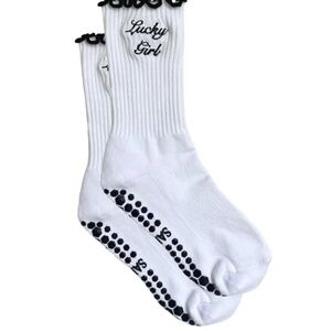 Lucky Girl Pilates Grip Socks